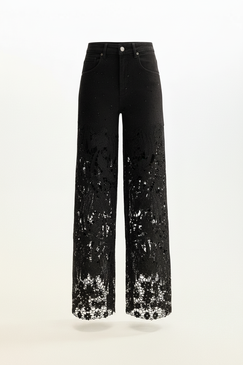 Pantalón con volumen sin modelo
